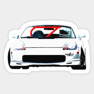 Shift Shirts Mid-Rear - Midship Runabout Inspired Sticker